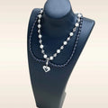 PRINCESSE PERLES NECKLACE (White Gold)