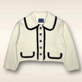 RUFFLE CARDIGAN