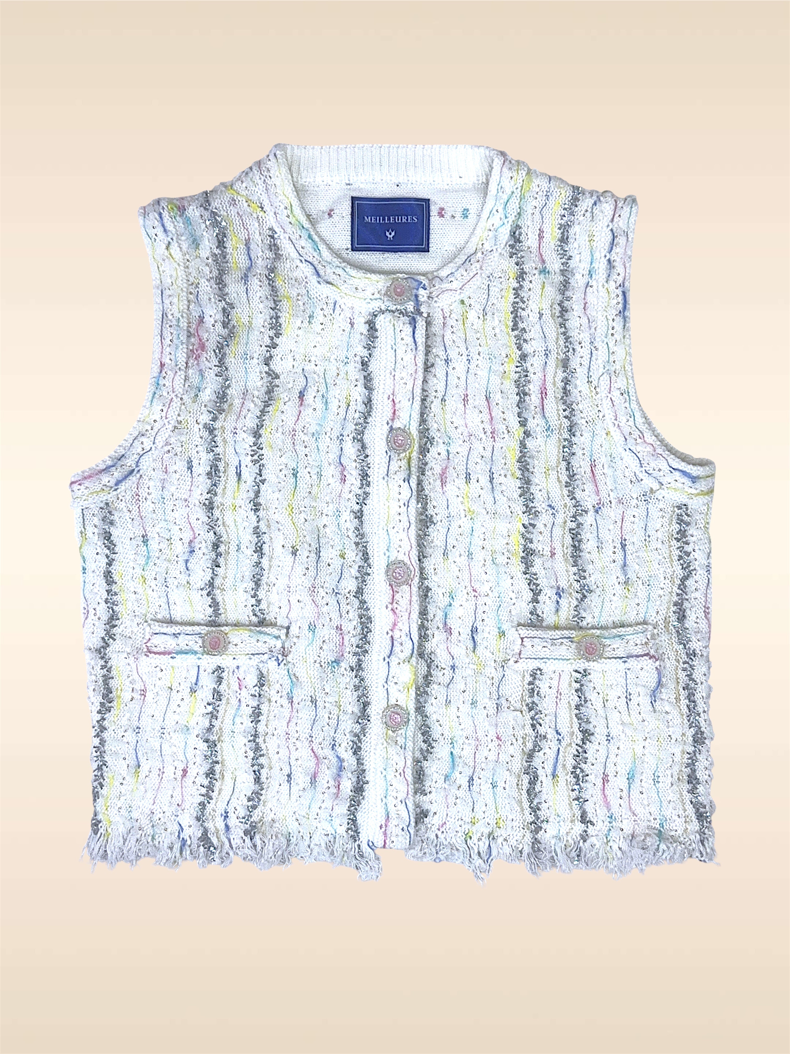 Confetti Tweed Vest